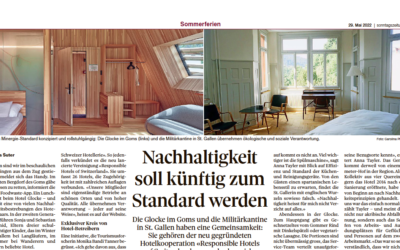 Bericht in der Sonntags Zeitung